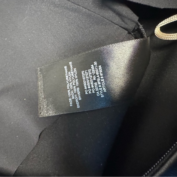 Aritzia Wilfred NEW Womens Porto Dress Pants Black High Rise Zip Faux Leather 2 - Picture 4 of 8